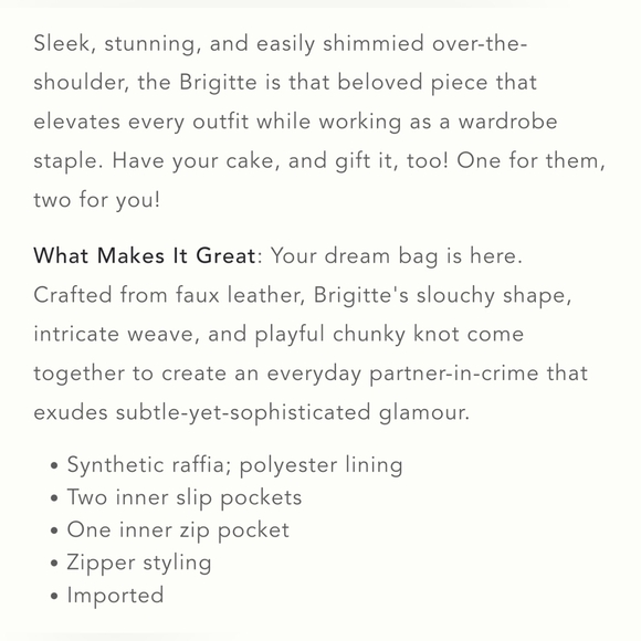 The Brigitte Satchel by Melie Bianco: Raffia Edition TURQUOISE Holiday Gift Idea - Picture 4 of 8